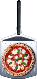 ooni 12” Perforated Pizza Peel – Aluminum Metal Pizza Peel 12 Inch, Pizza by Ooni