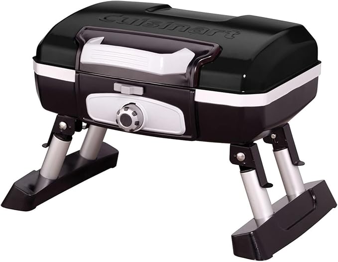 Cuisinart Petite Gourmet Portable Gas Grill, Compact & Lightweight Tabletop by Cuisinart