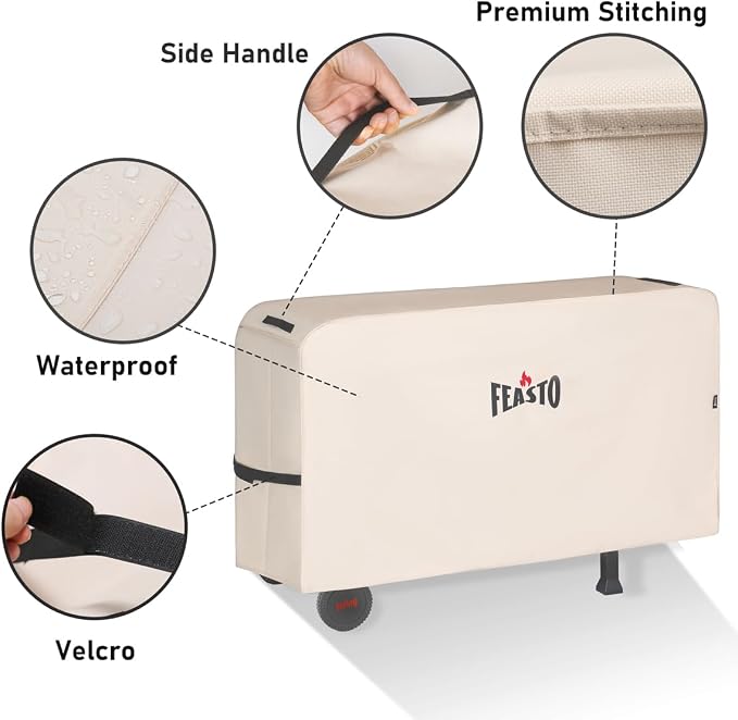Three-Shelf Movable Food Prep and Work Cart Table, Home and Outdoor - Image 8