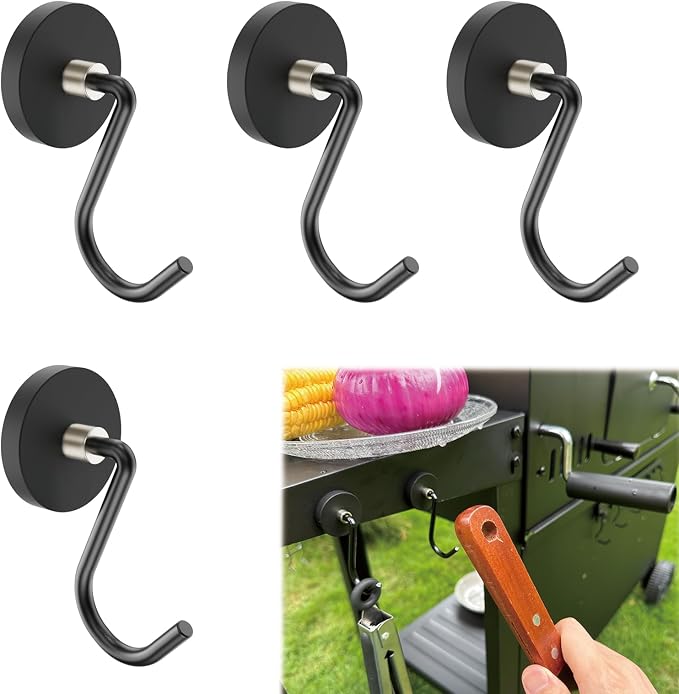 Magnetic Grill Hooks, Strong Magnetic Hook by SKNOOYLIGHT