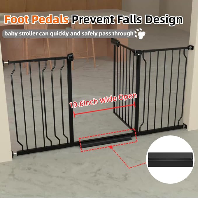 TSAYAWA Extra Wide Baby Gate - Image 7