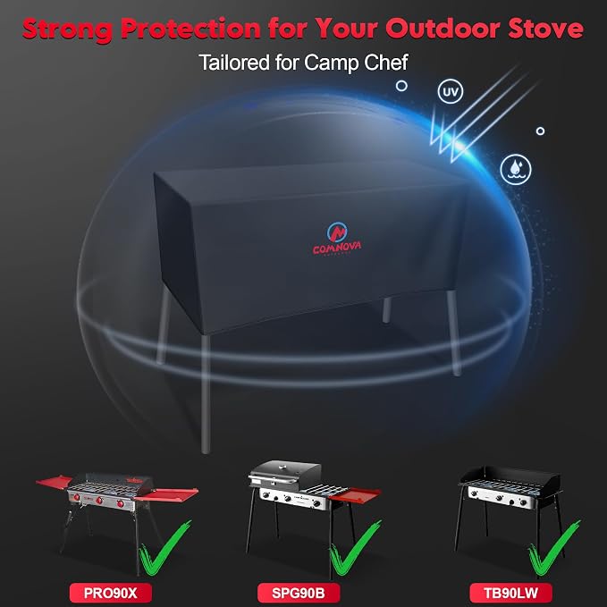 Comnova Grill Cover for Camp Chef 3 Burner Stove - Image 4