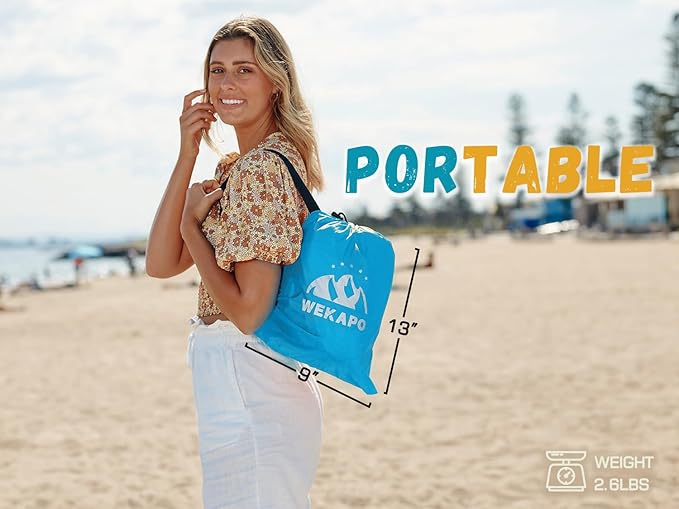 WEKAPO Inflatable Sun Lounger, Air Sofa, Waterproof and Leak-Proof, Picnics and - Image 2
