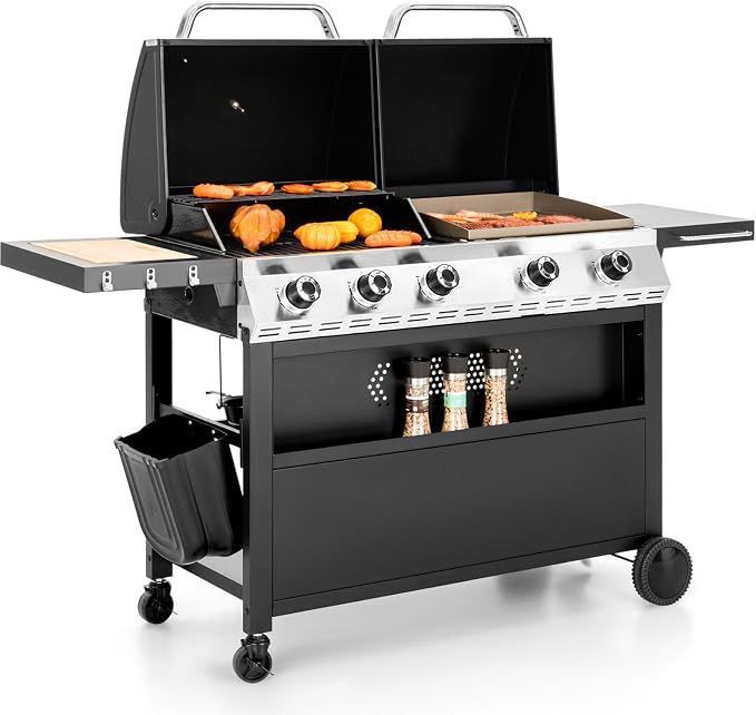 Sophia & William Propane Gas Grill and Griddle Combo by SophiaWilliam