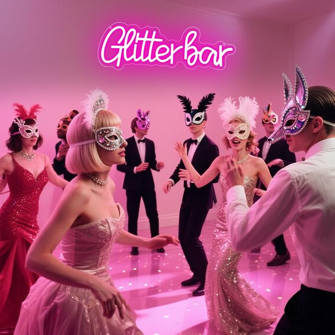 Glitter Bar Neon Sign, Bar Signs - Image 5