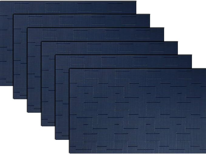 PIGCHCY Placemats, Washable Durable Durable Woven Vinyl Placemats by PIGCHCY