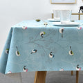 TruDelve Heavy Duty Vinyl Tablecloths Plastic Table Cloths Outdoor Waterproof by TruDelve