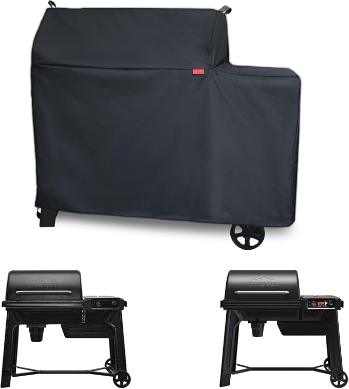 Grill Cover Fits Traeger Grills Woodridge Grill and Smoker TFB86MLH, Outdoor by CoverGeny