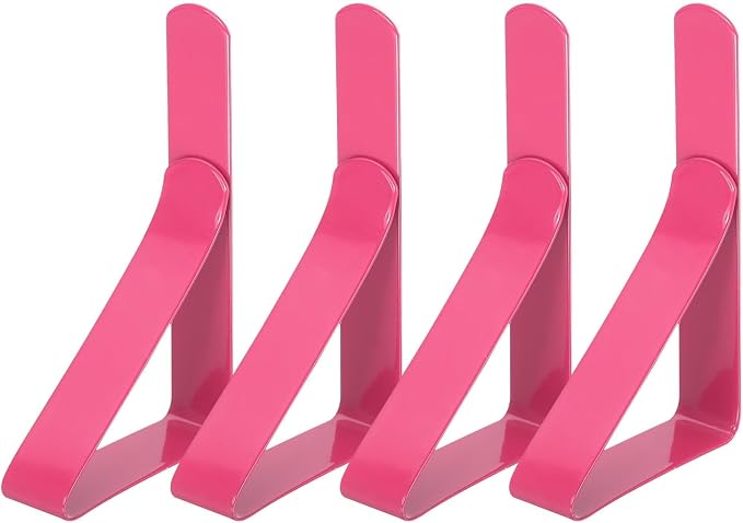 uxcell 4 Pack Tablecloth Clips, Stainless Steel Table Cloth Cover Clamps by uxcell