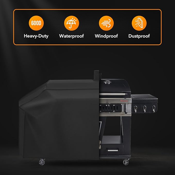 Heavy-Duty 600D Grill Cover Compatible - Image 4