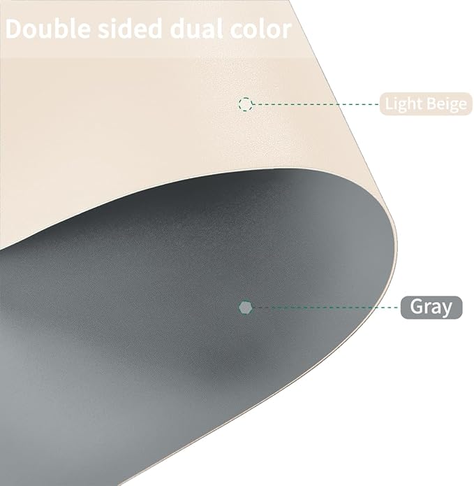Leather Dresser Cover, 1.8mm Thick, 14x84 Inch, Dresser Protector Top, Dresser - Image 2