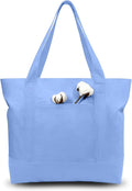 TOPDesign 3-Pack Canvas Tote Bags by TOPDesign