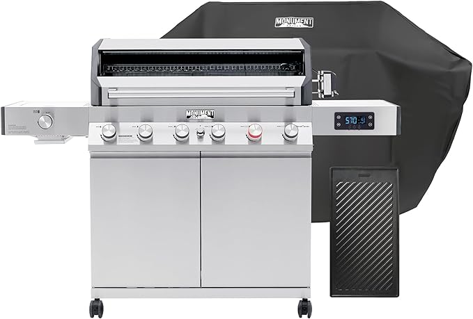 Monument Grills 6+1 Burner Smart Tech Propane Gas Grill, Denali 605Pro by MonumentGrills
