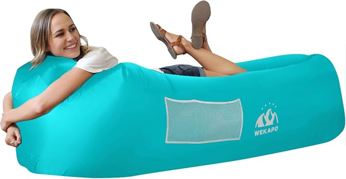 WEKAPO Inflatable Sun Lounger, Air Sofa, Waterproof and Leak-Proof, Picnics and by Wekapo