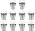 Small Metal Buckets, Mini Buckets by YELARXI