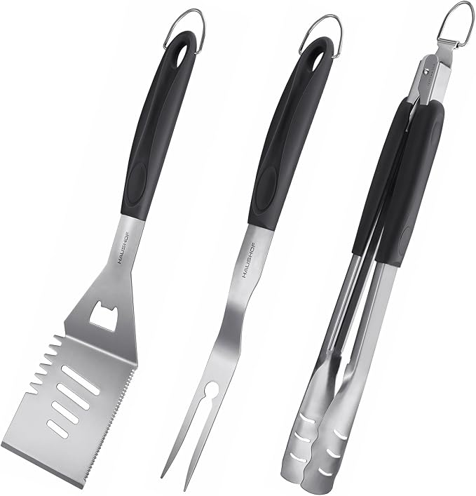 HAUSHOF Large Grill Accessories Heavy Duty BBQ Set Gifts - Image 8