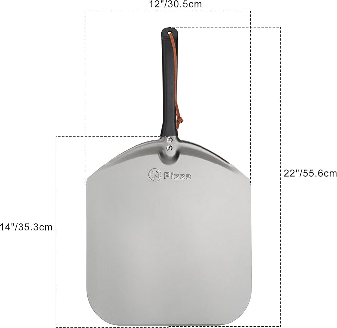 Q Pizza Aluminium Pizza Peel - Image 2