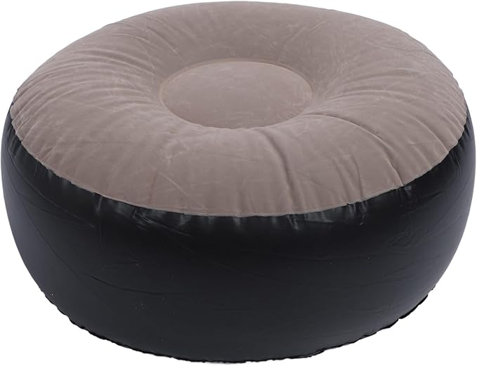 ZJchao Pouf Ottoman, Outdoor Ottoman, Inflatable Foot Rest, Inflatable Flocking by ZJchao