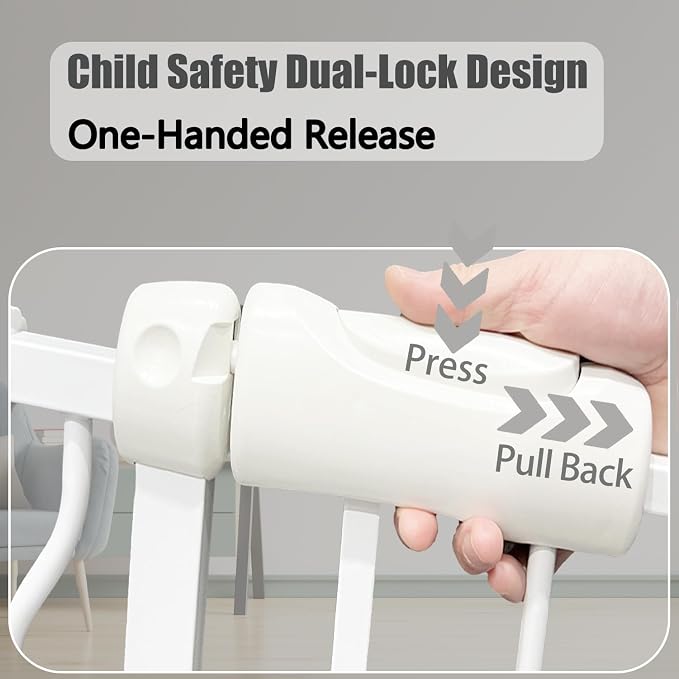 Walk Through Expandable Baby & Dog Gate 38.5-43.3 Inch - Image 4