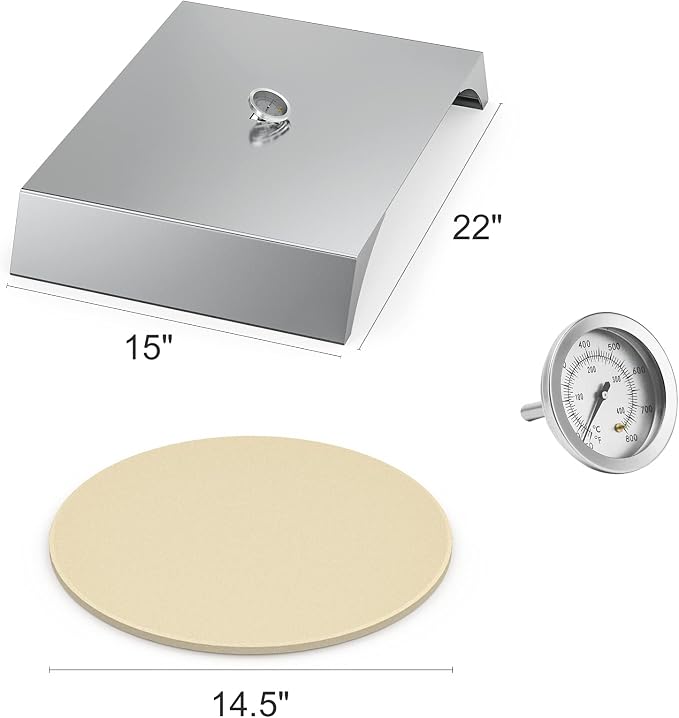 Skyflame Universal Stainless Steel Pizza Oven Kit - Image 2