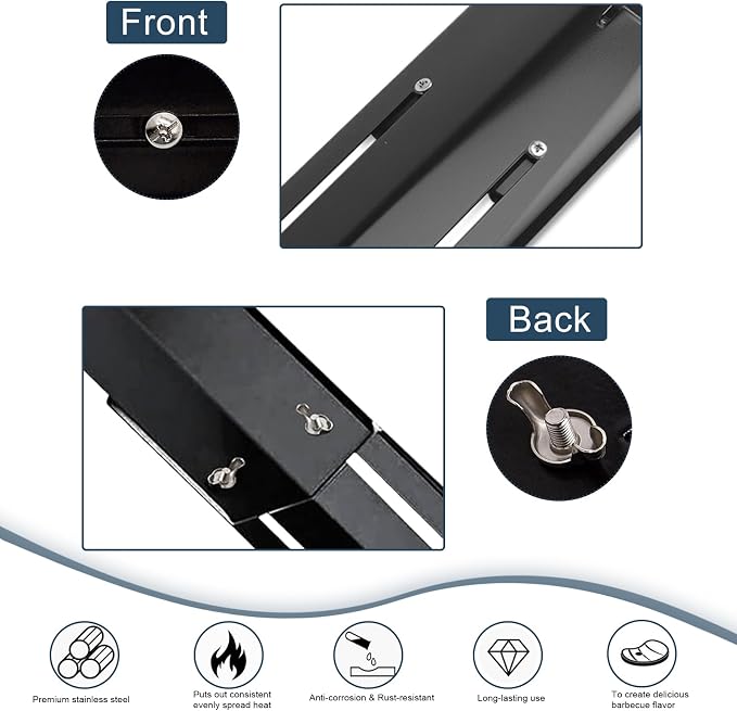 Universal replacement heavy duty adjustable heat plate shield, Burner cover - Image 5