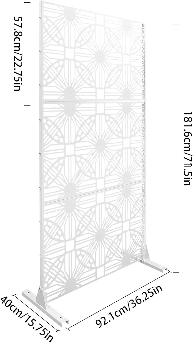 Outdoor Privacy Screen Freestanding - Image 3