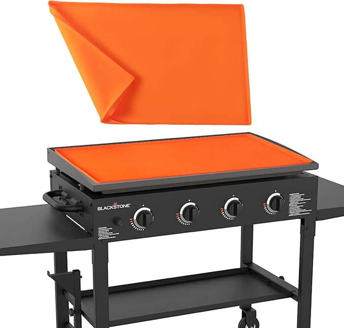 Silicone Protective Cover for 28" Blackstone Griddle, Heavy Duty Food Grade by POPQEEN