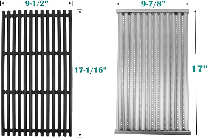 Cast Iron Grill Grates and Stainless Steel Emitter Plates - Image 2