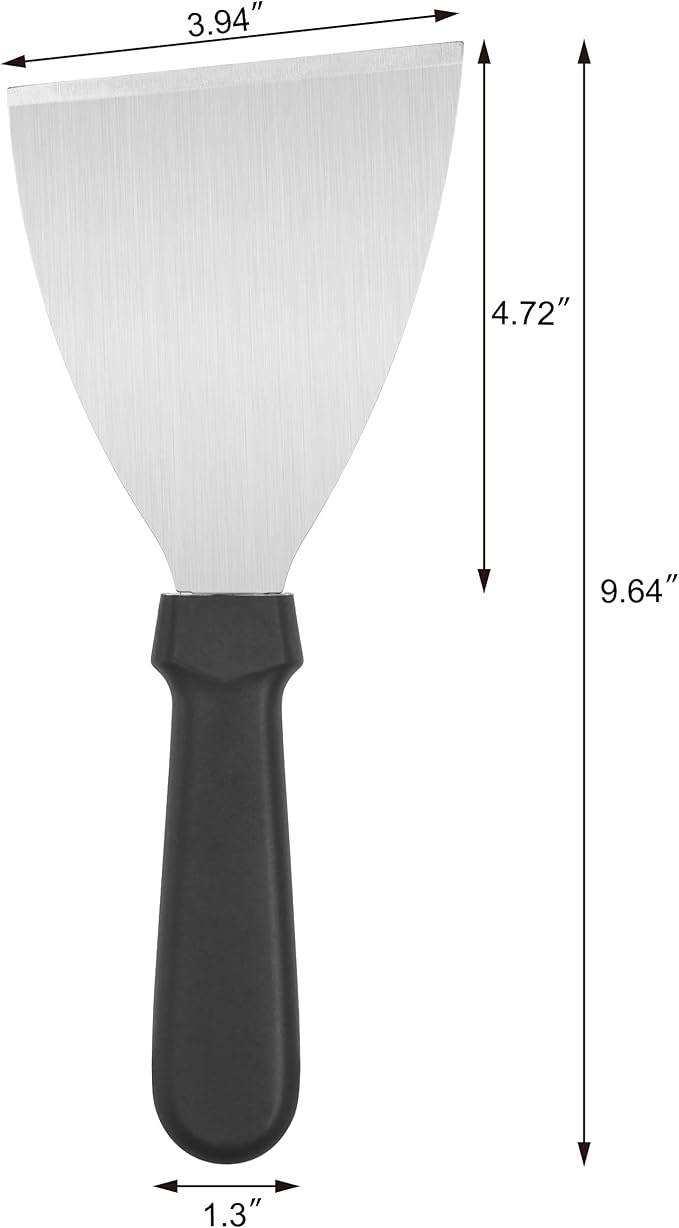 New Star Foodservice 38323 Plastic Handle Slant Edge Grill Scrapers, 4 by - Image 2