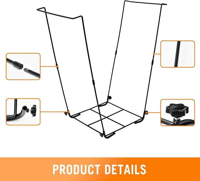 CAMPFIRE Trash Bag Holder Fits 30-45 Gallon Bags, Portable to Use Leaf Bag - Image 3