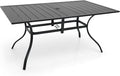 Vrivla Outdoor Dining Table, Rectangular Patio Table by Virvla