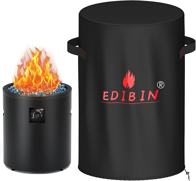 Fire Pit Cover for Bali Outdoors 23 Inch Cylinder Firepit by EDIBIN