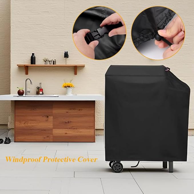 Charcoal Grills Cover for Feasto BBQ Charcoal Grill, Waterproof Outdoor Grill - Image 4