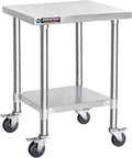 DuraSteel 30x18 NSF Stainless Steel Cart Work Table by DuraSteel