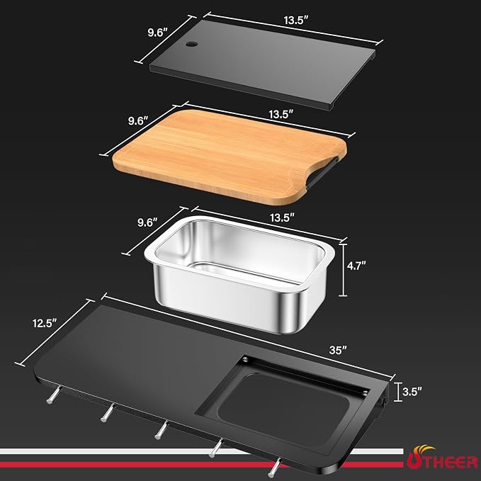 Utheer Front Folding Grill Table - Image 2
