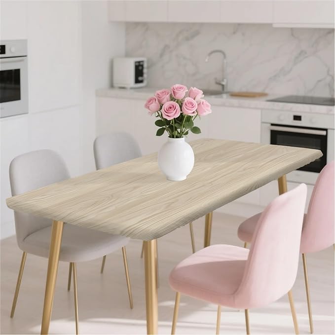Rectangle Table Cloth Cover Waterproof Elastic Fitted Polyester Fitted - Image 7