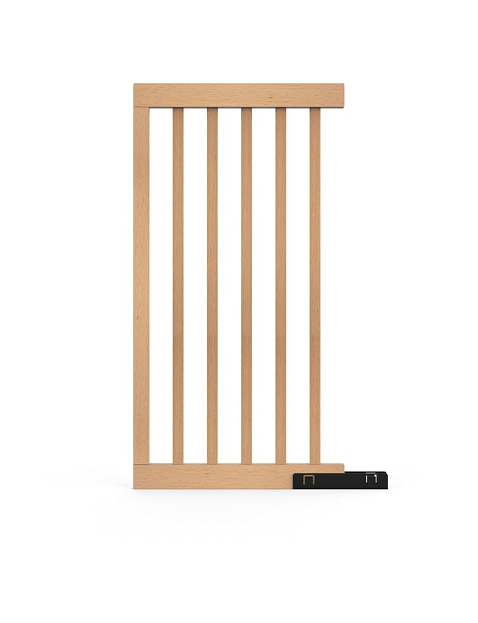 SizeWise™ Pressure Mounted Wooden Gate Extension 12" | Compatible by BabyDelight