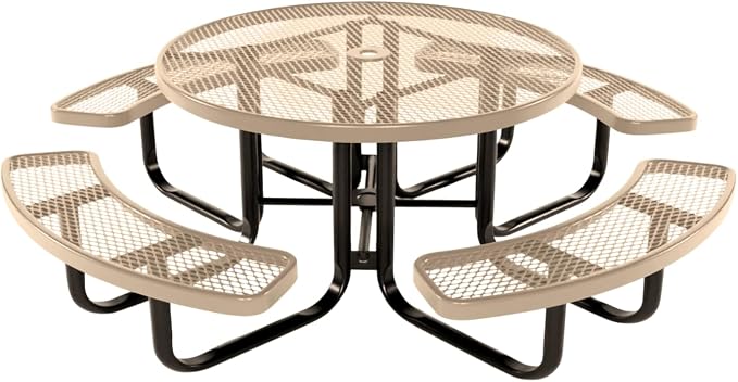 COATEDOUTDOORFURNITURE Heavy-Duty Portable Outdoor Kids Table by CoatedOutdoorFurniture