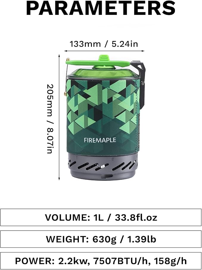 Fire-Maple Fixed Star 2 Backpacking and Camping Stove System - Image 4