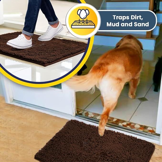 Muddy Mat® AS-SEEN-ON-TV Highly Absorbent Microfiber Door Mat and Pet Rug - Image 6