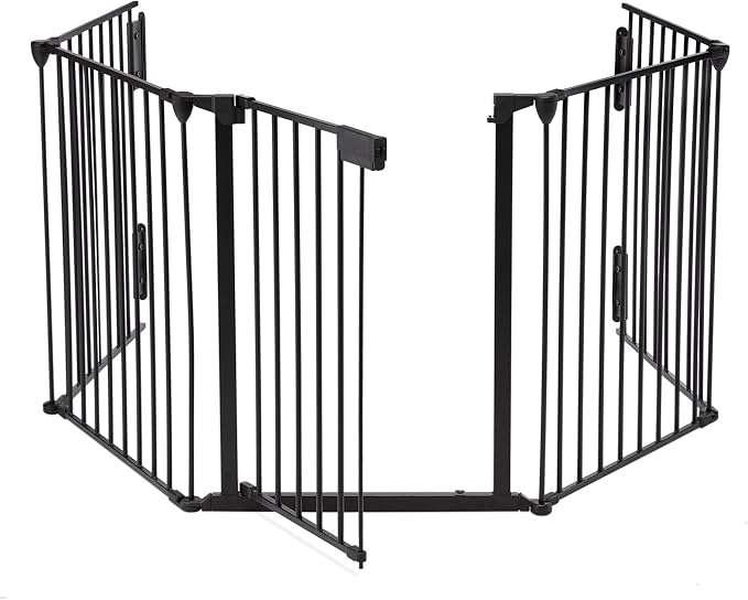 AUXSOUL 118" Wide Baby Gate Metal Safety Playpen by AUXSOUL