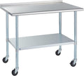 ROCKPOINT Stainless Steel Table by ROCKPOINT