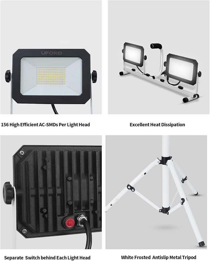 UFOND 10000 Lumen LED Work Light - Image 5