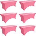 6-Pack 6ft Spandex Table Covers by Unknown