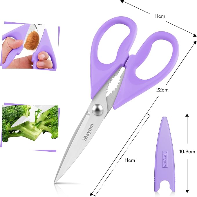 Purple Kitchen Accessories, Pastel Purple Kitchen Utensils, iBayam Heavy Duty - Image 3