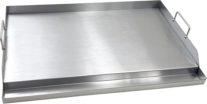 Direct Store Parts DS127 Stainless Steel BBQ Cooking Griddle, Universal Flat by DirectStore