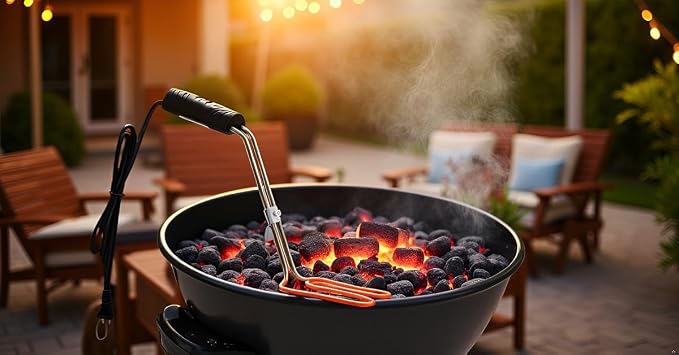 Electric Charcoal Starter for Grill – Mata Leon Premium BBQ Grills Fireplace - Image 2