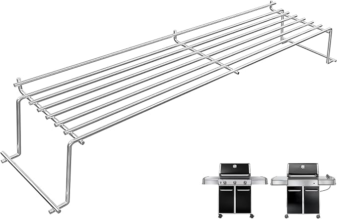 Warming Rack for Weber Genesis 300 Series, Genesis E310, Stainless Steel Grill by HESTIAINDUSTRIALINC