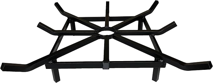 SteelFreak Super Heavy Duty Square Wheel Fire Pit Grate by SteelFreak