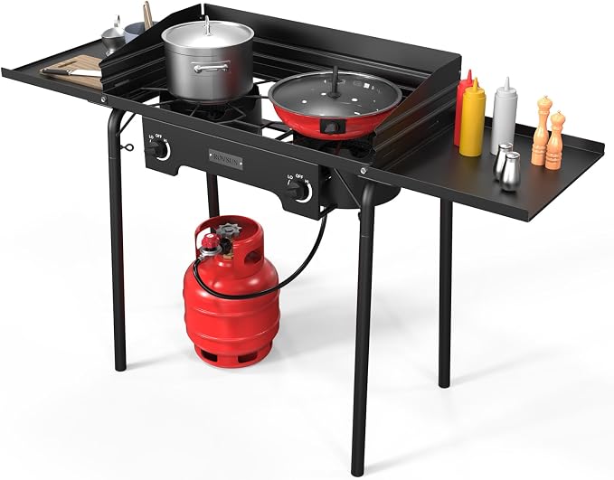 ROVSUN 2 Burner Outdoor Camping Stove by ROVSUN